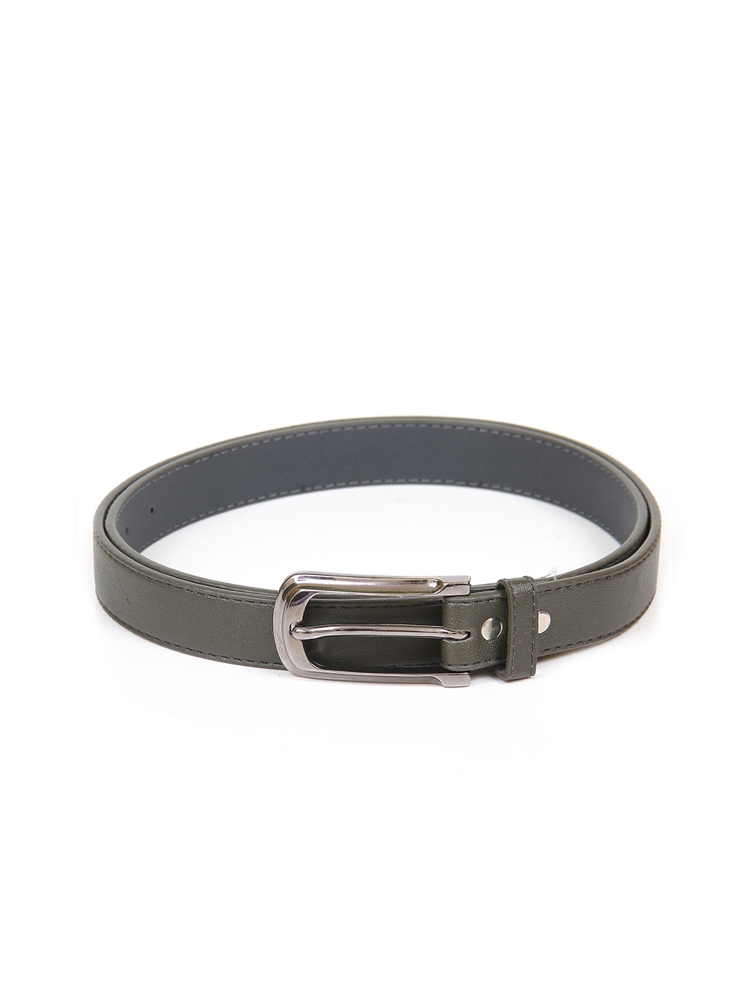 

thickskin Women Green Textured PU Belt