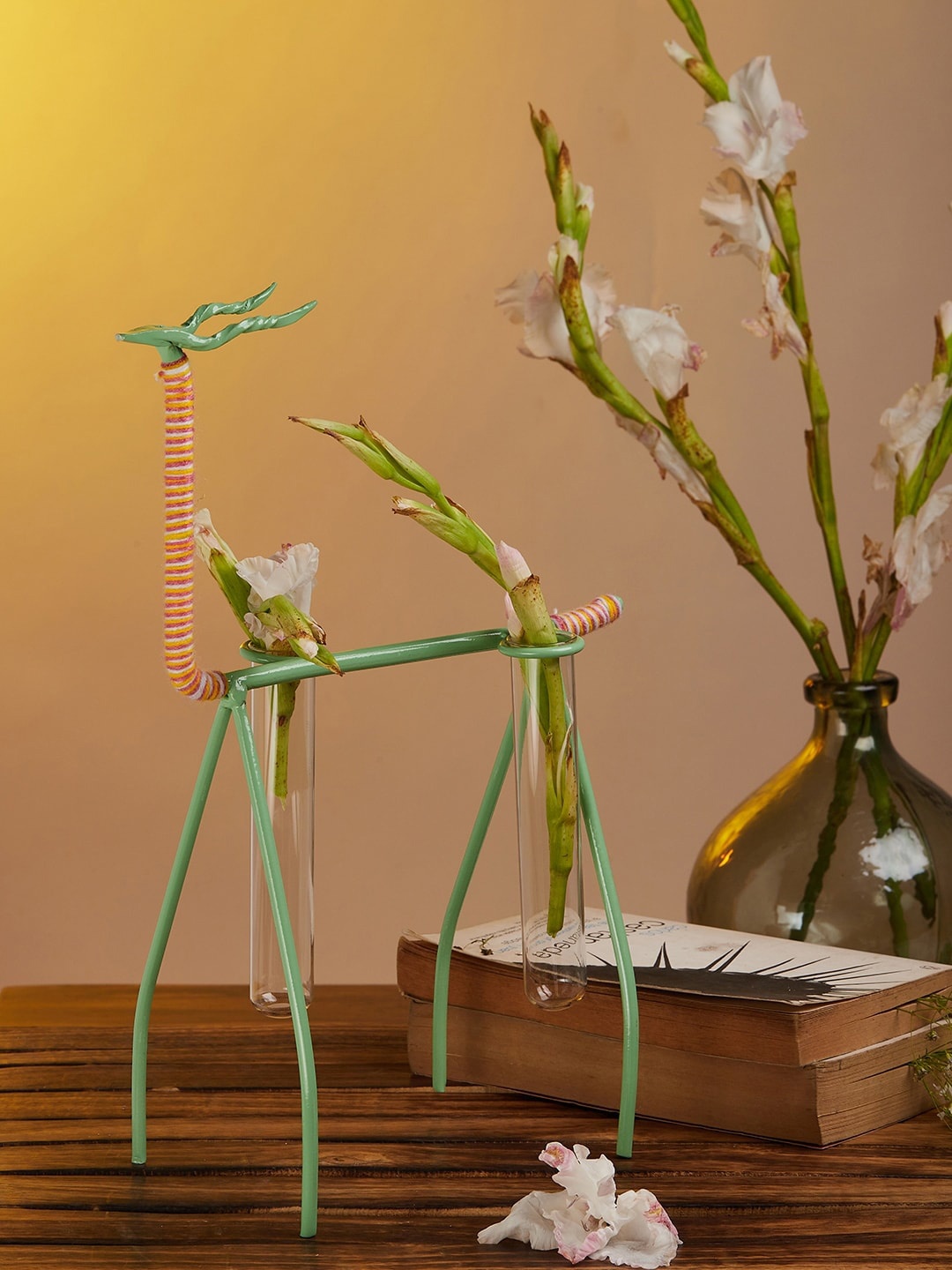 

The Wishing Chair Multi-Coloured Test Tube Plant Hooks and Holders
