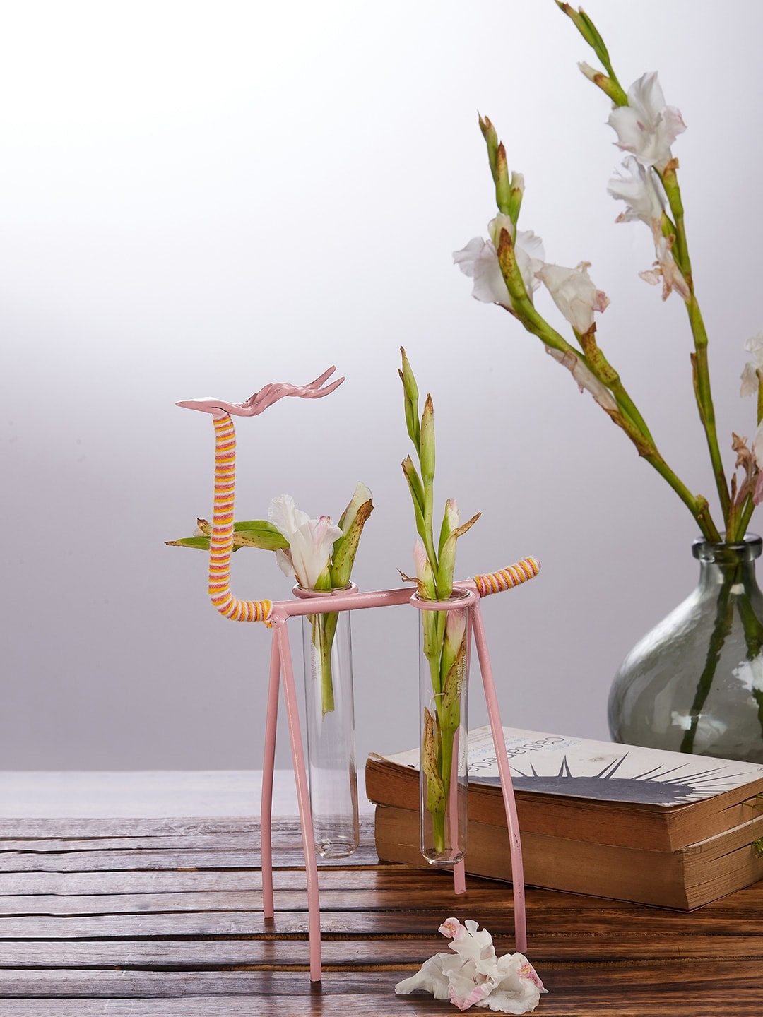 

The Wishing Chair Multicolored Test Tube Plant Holder, Multi