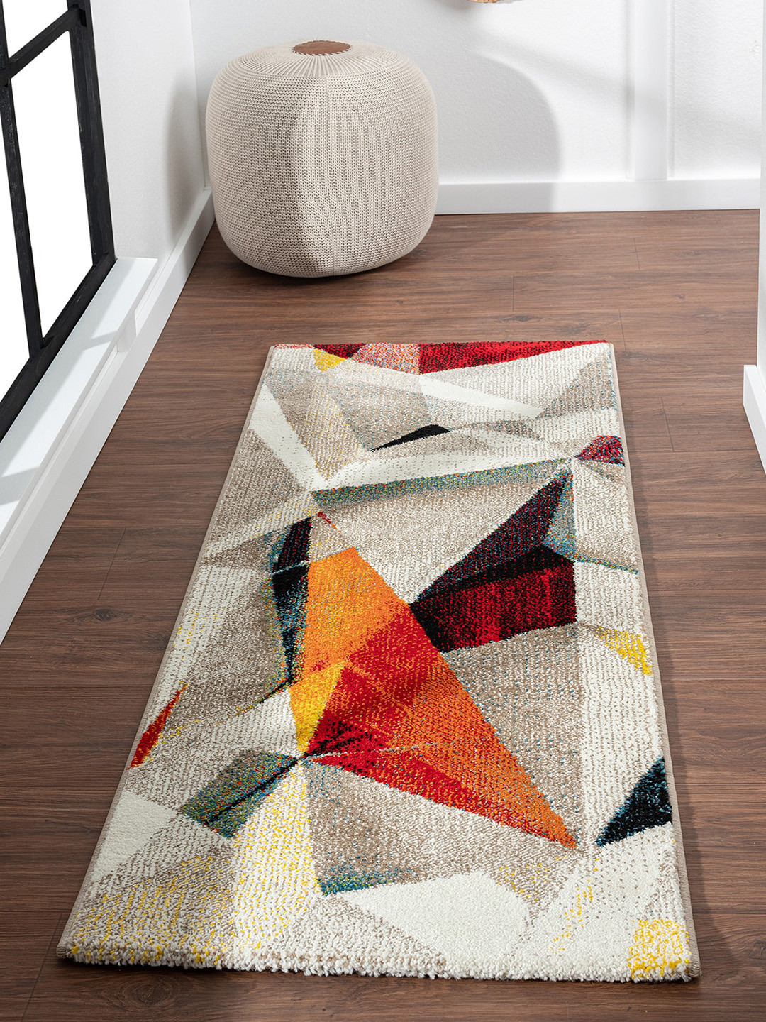 

OBSESSIONS Red Polypropylene Abstract Runner
