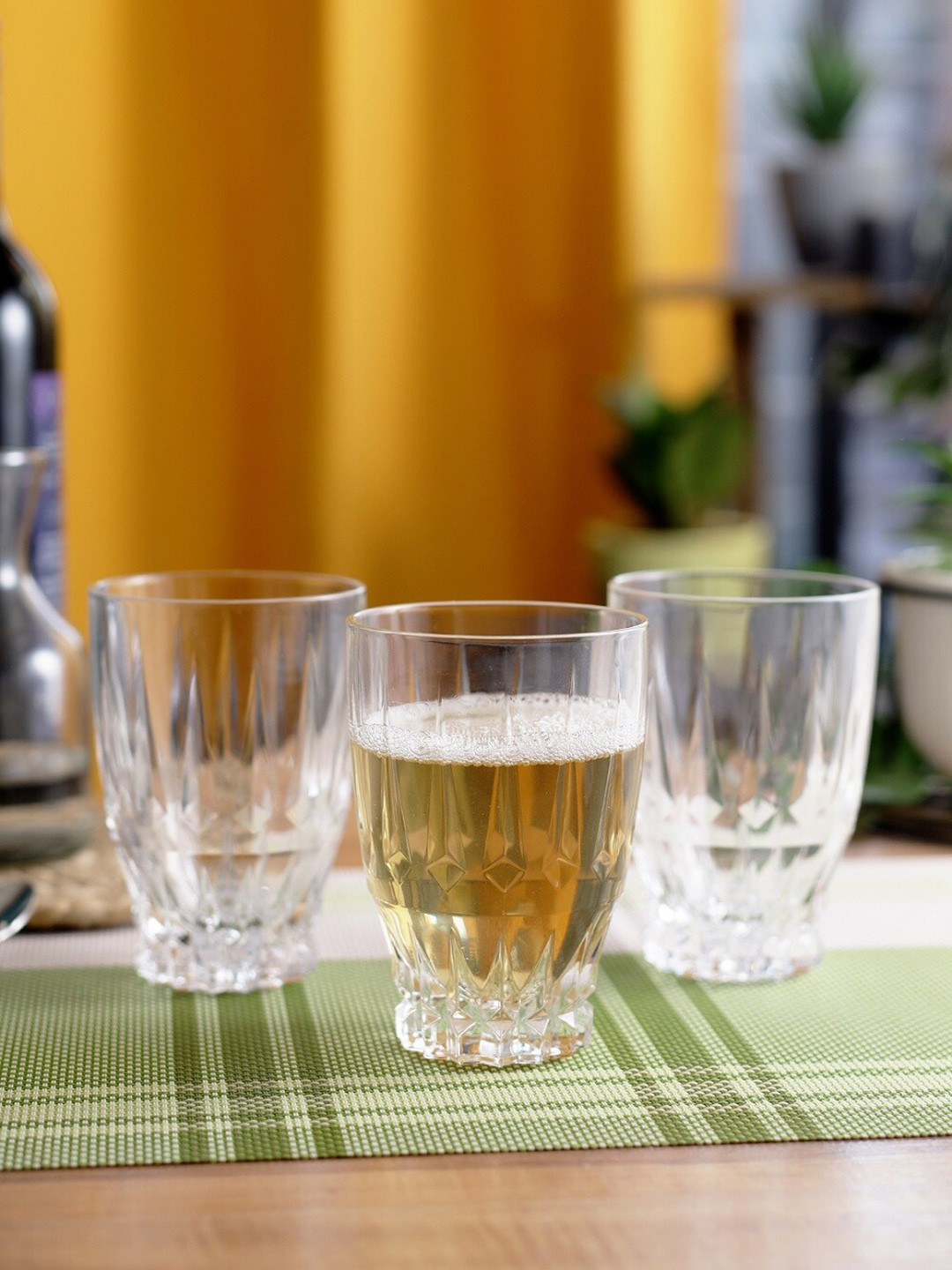 

Cristal DArques Set Of 4 Transparent Glass Tumbler