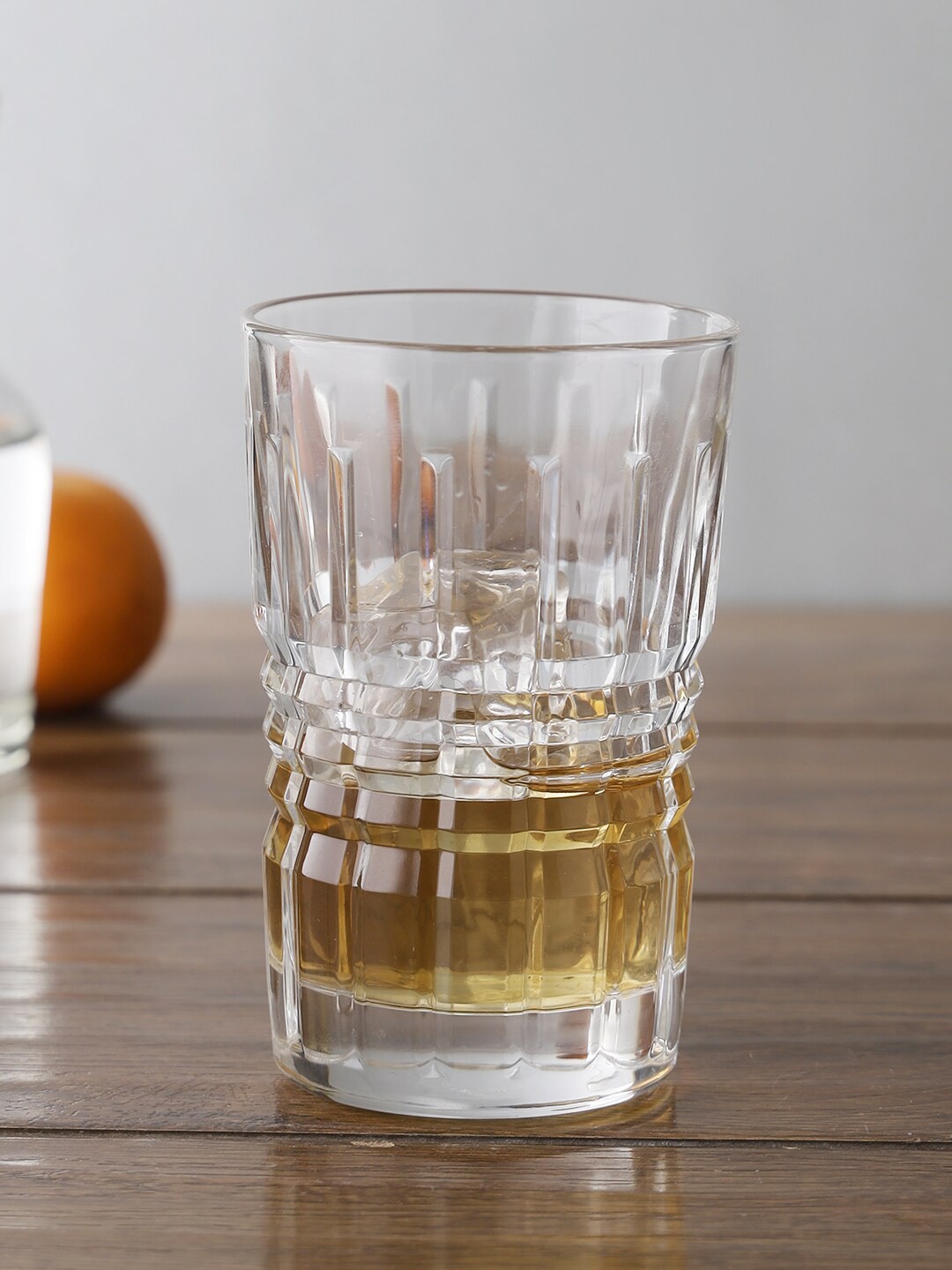 

Cristal DArques Set Of 2 Transparent Glass Tumbler