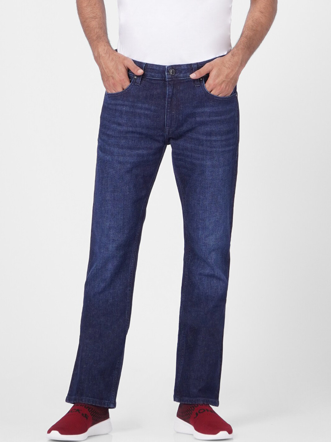 

Jack & Jones Men Blue Straight Fit Light Fade Jeans