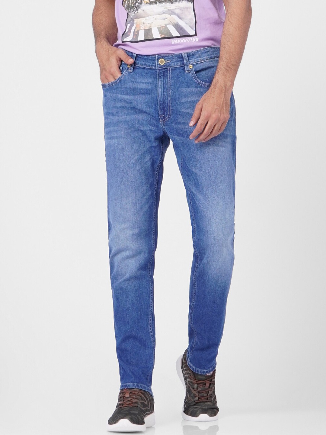 

Jack & Jones Men Blue Slim Fit Heavy Fade Jeans