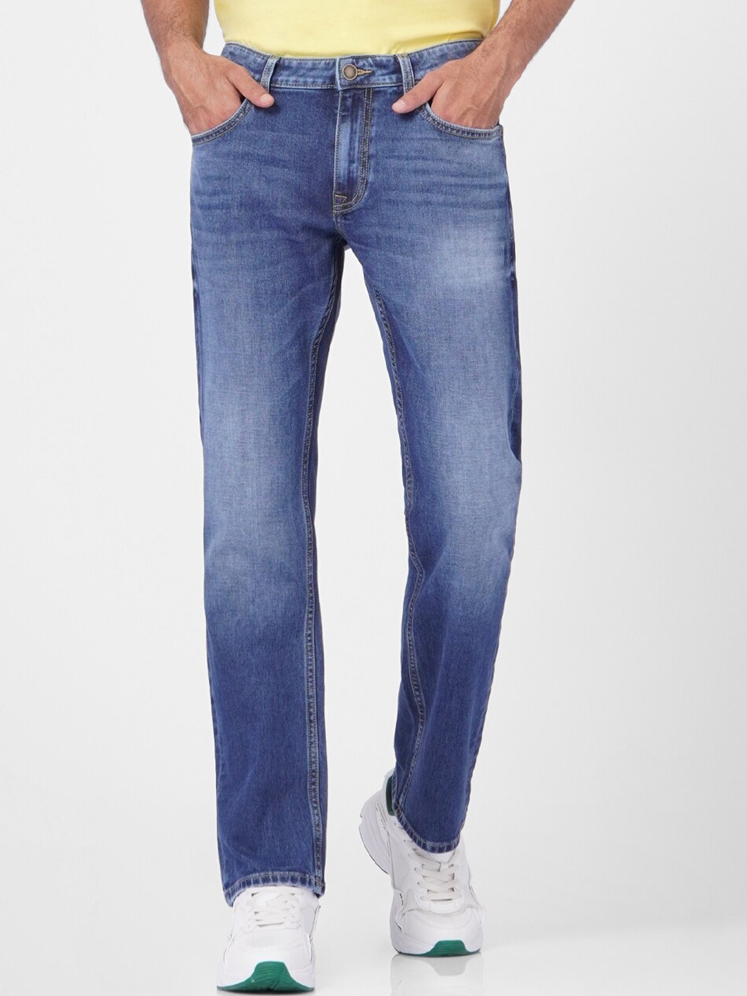 

Jack & Jones Men Blue Straight Fit Heavy Fade Jeans