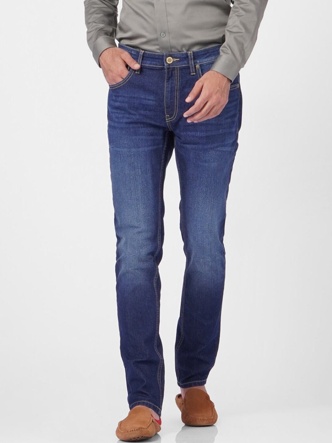 

Jack & Jones Men Blue Heavy Fade Jeans