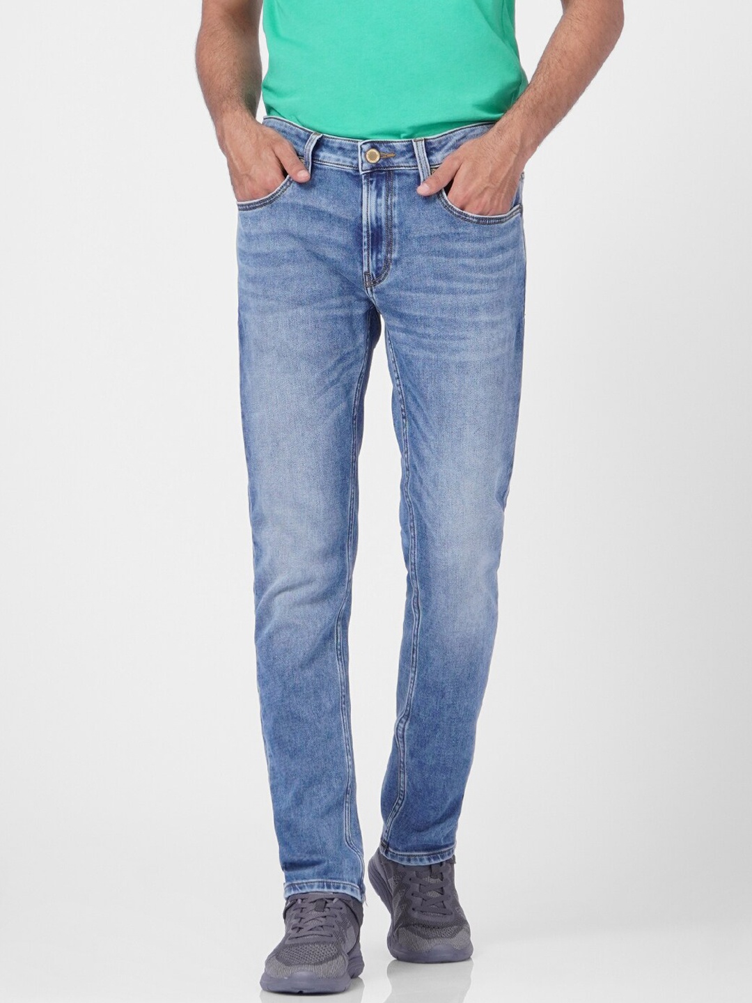 

Jack & Jones Men Blue Heavy Fade Jeans