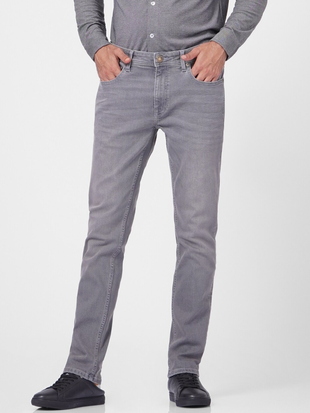 

Jack & Jones Men Grey Jeans