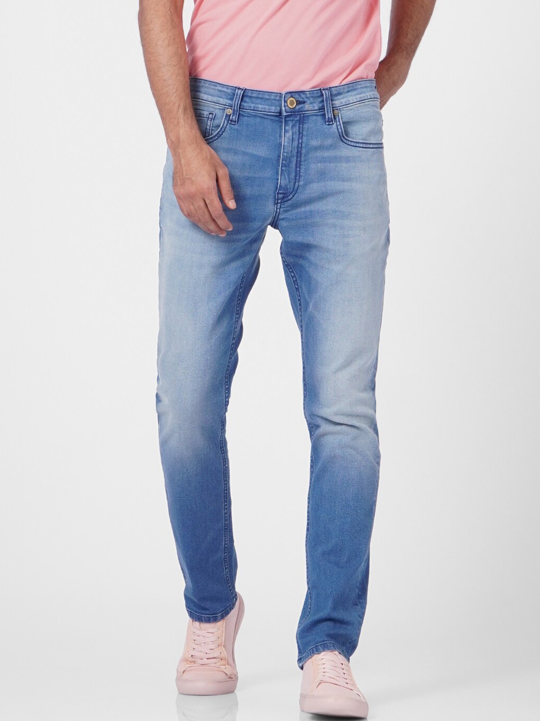 

Jack & Jones Men Blue Slim Fit Heavy Fade Jeans