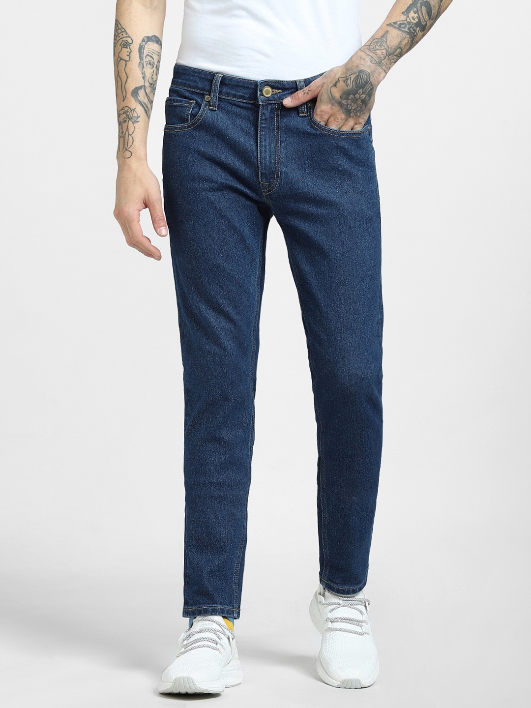 

Jack & Jones Men Blue Skinny Fit Cotton Jeans