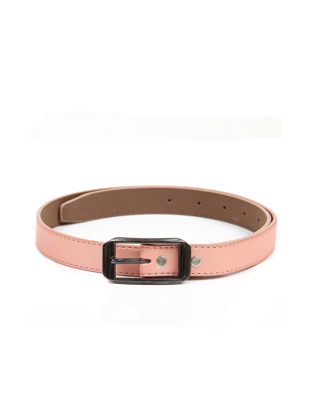 

thickskin Women Peach-Coloured PU Belt