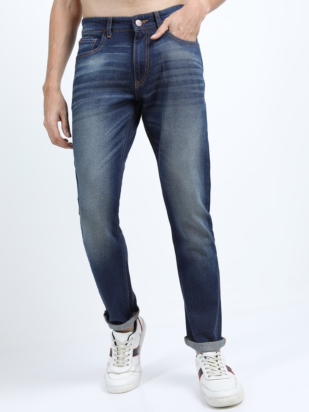 

KETCH Men Blue Slim Fit Light Fade Stretchable Cotton Jeans