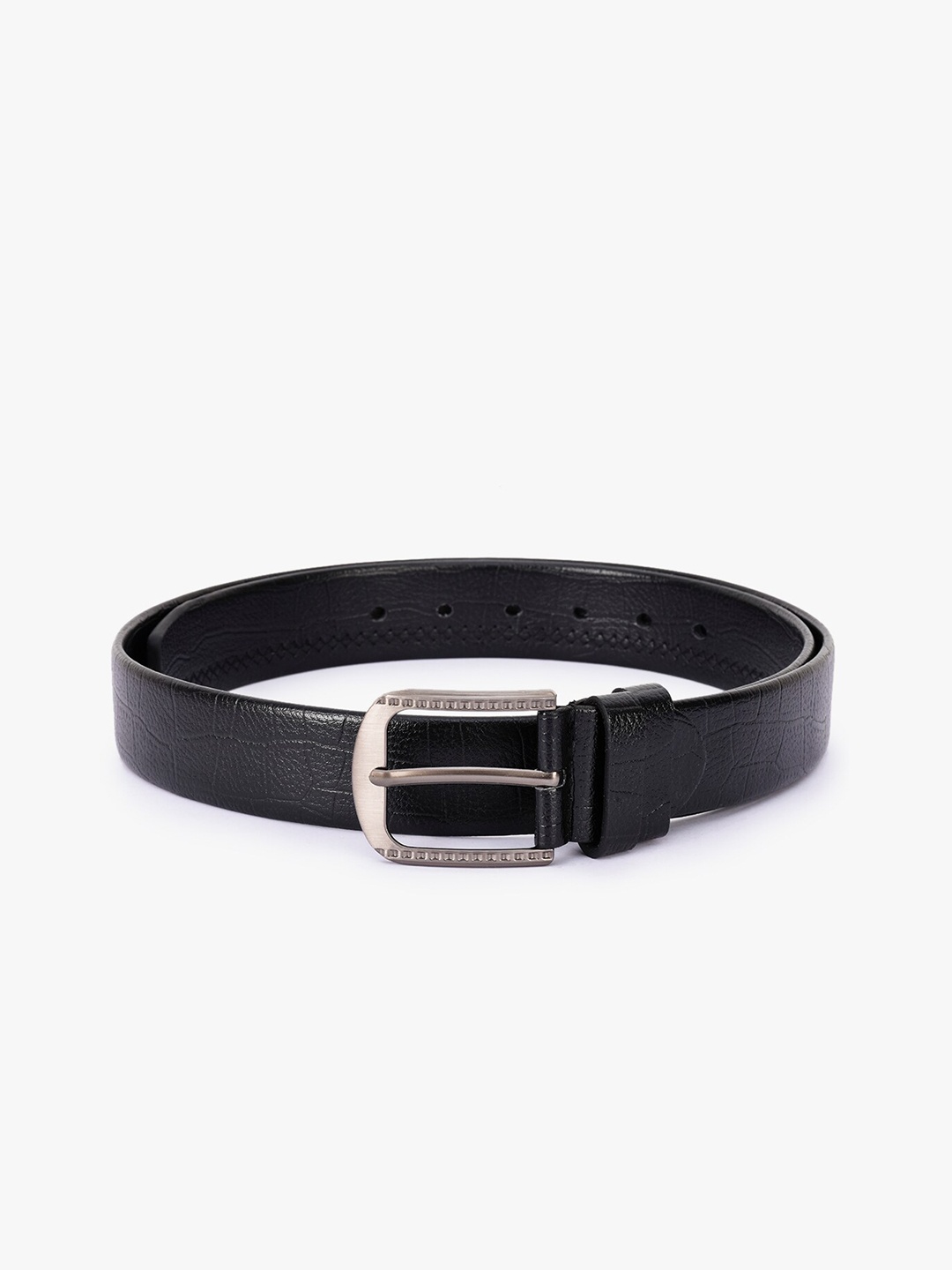 

BuckleUp Men Black Leather Belt