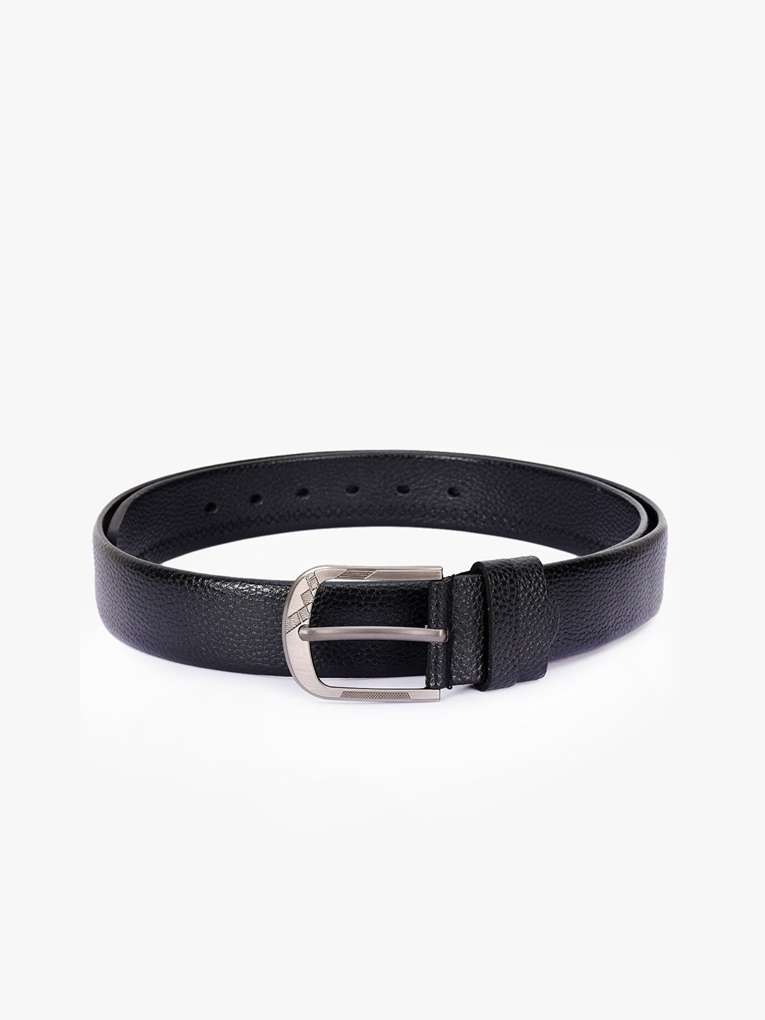 

BuckleUp Men Black Leather Belt