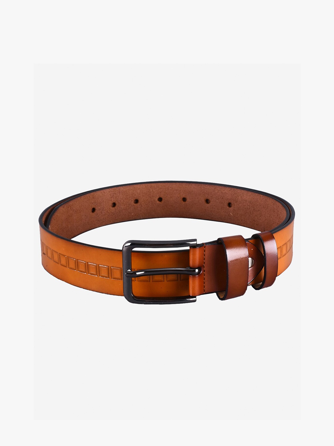 

BuckleUp Men Tan Leather Formal Belt
