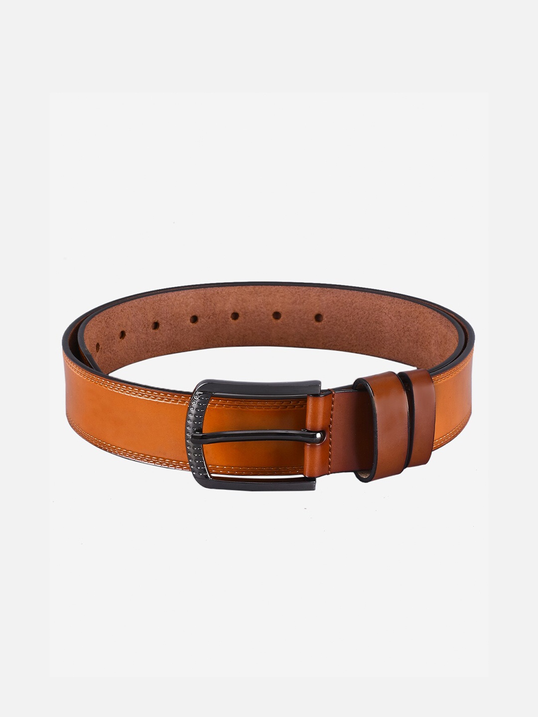 

BuckleUp Men Tan Leather Belt