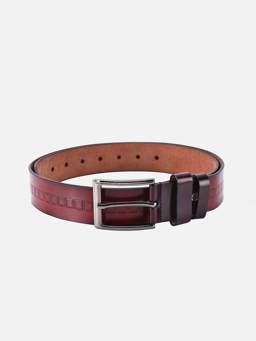 

BuckleUp Men Brown Textured Belt
