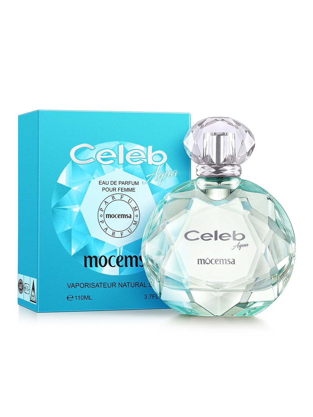 

MOCEMSA Women Celeb Aqua Pour Femme Eau De Parfum - 110 ml, Blue