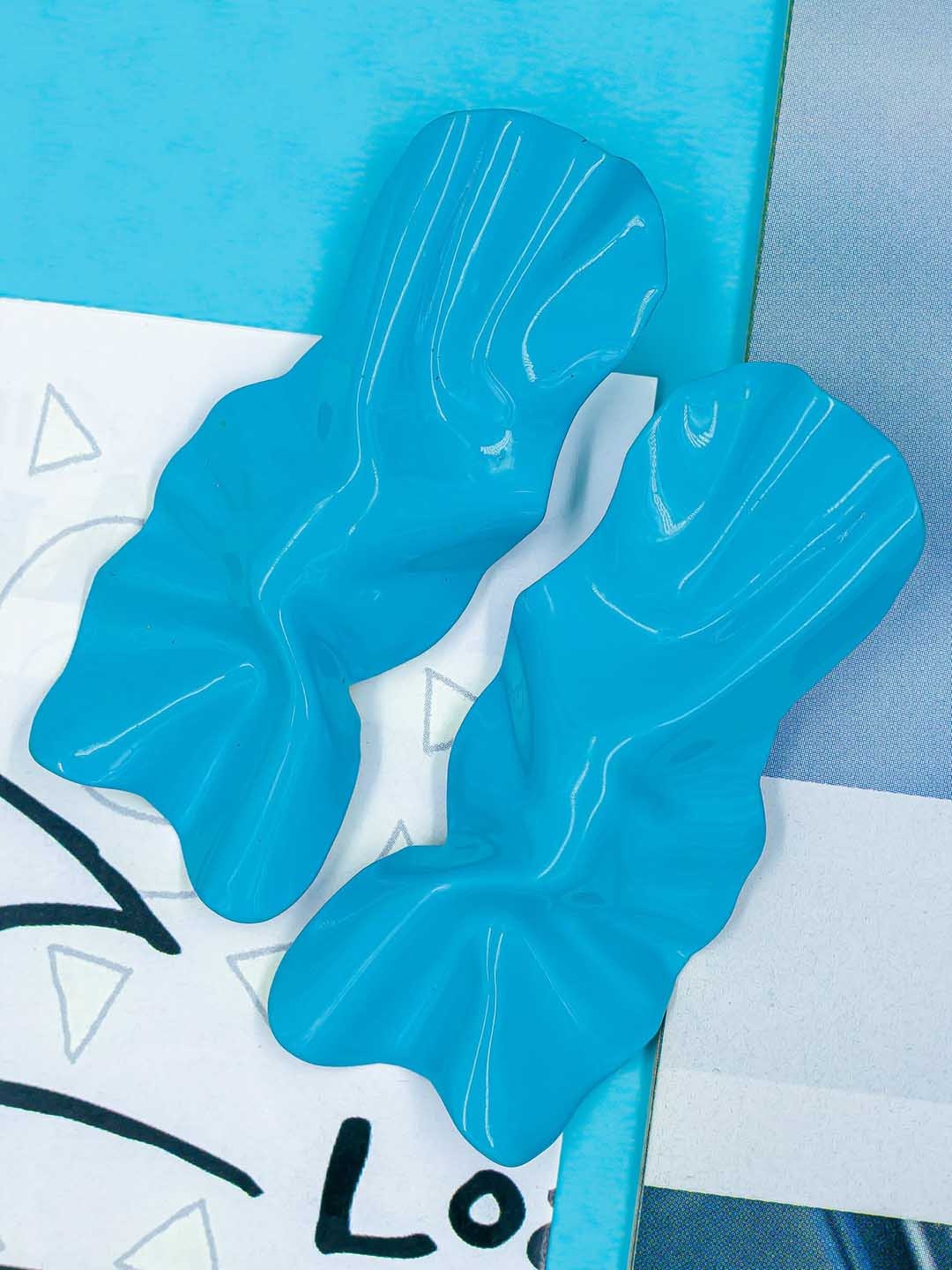 

Bellofox Blue Contemporary Drop Earrings