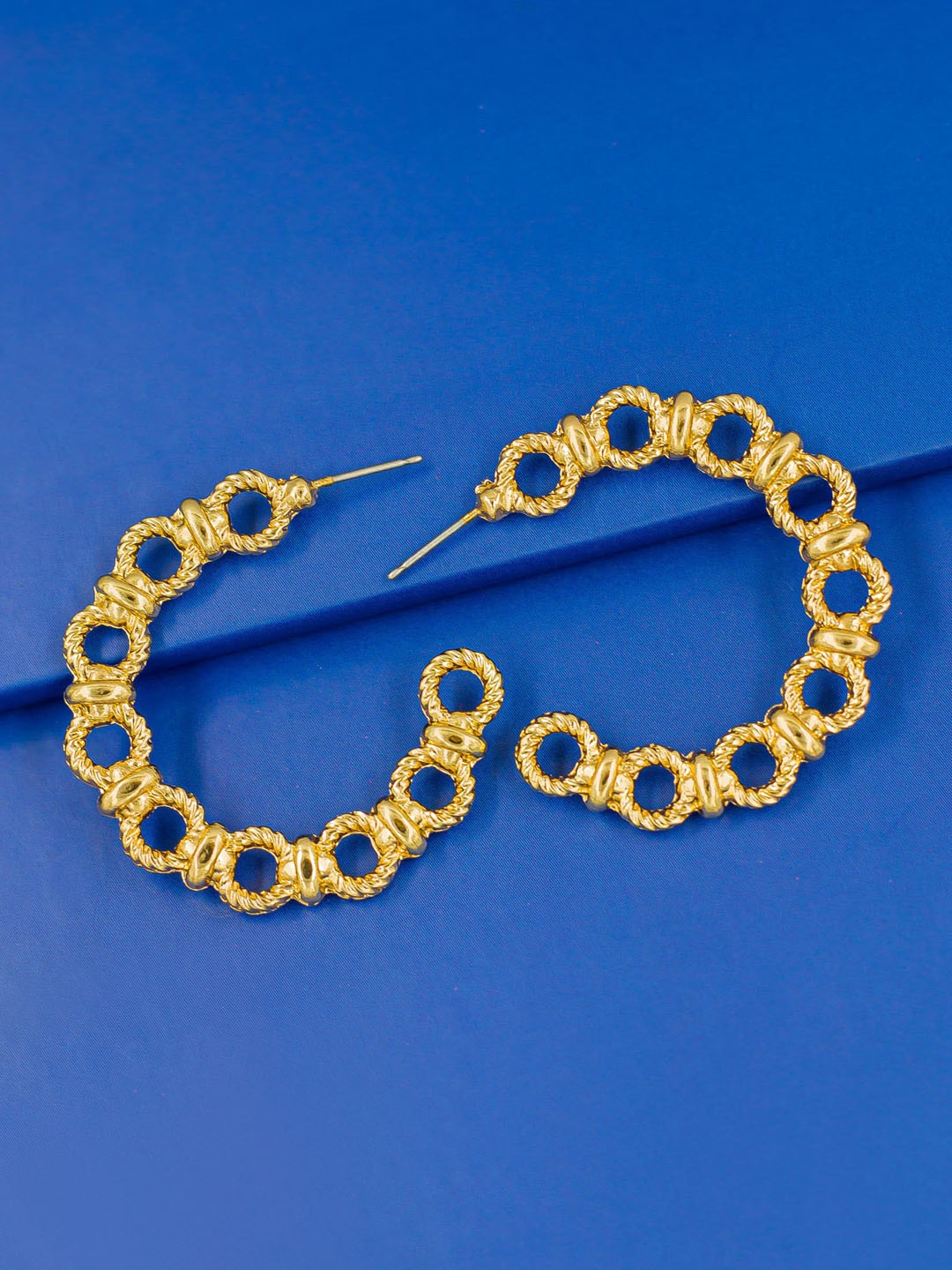 

Bellofox Gold-Toned Statement Hoop Earrings