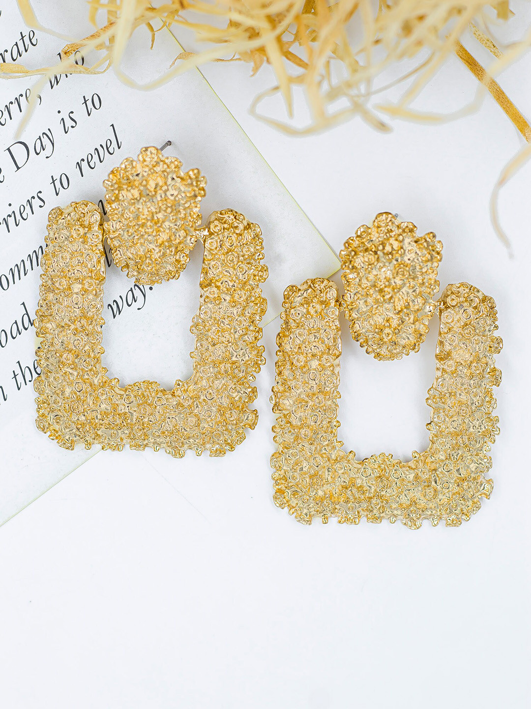 

Bellofox Gold-Toned Drop Earrings