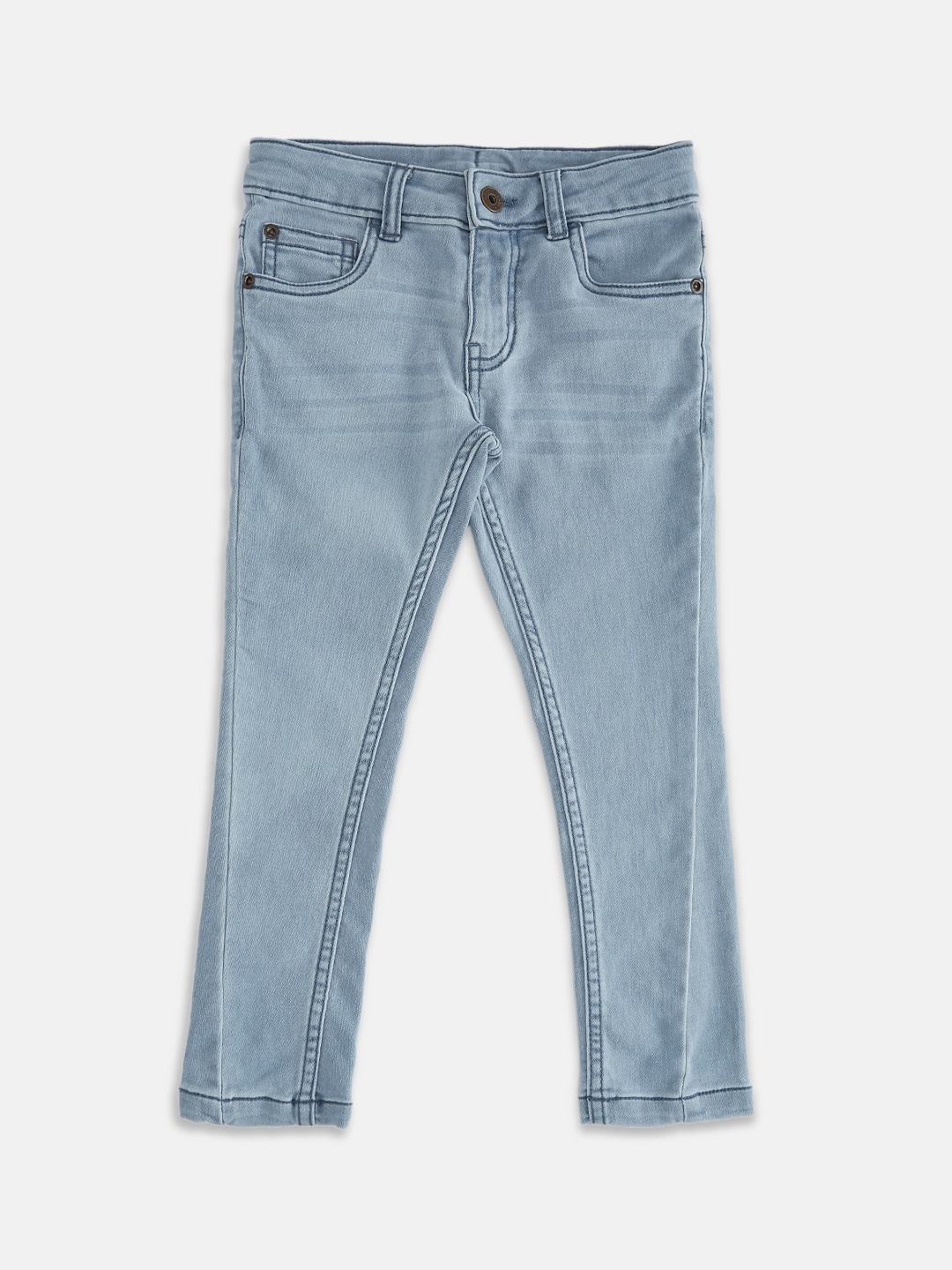 

Pantaloons Junior Boys Blue Tapered Fit Jeans