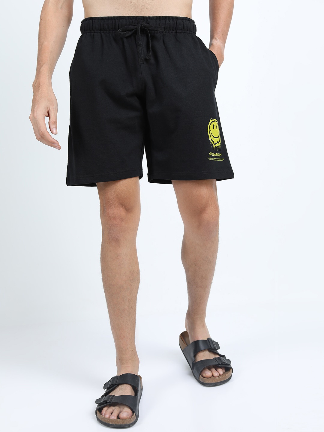 

HIGHLANDER Men Black Knitted Shorts