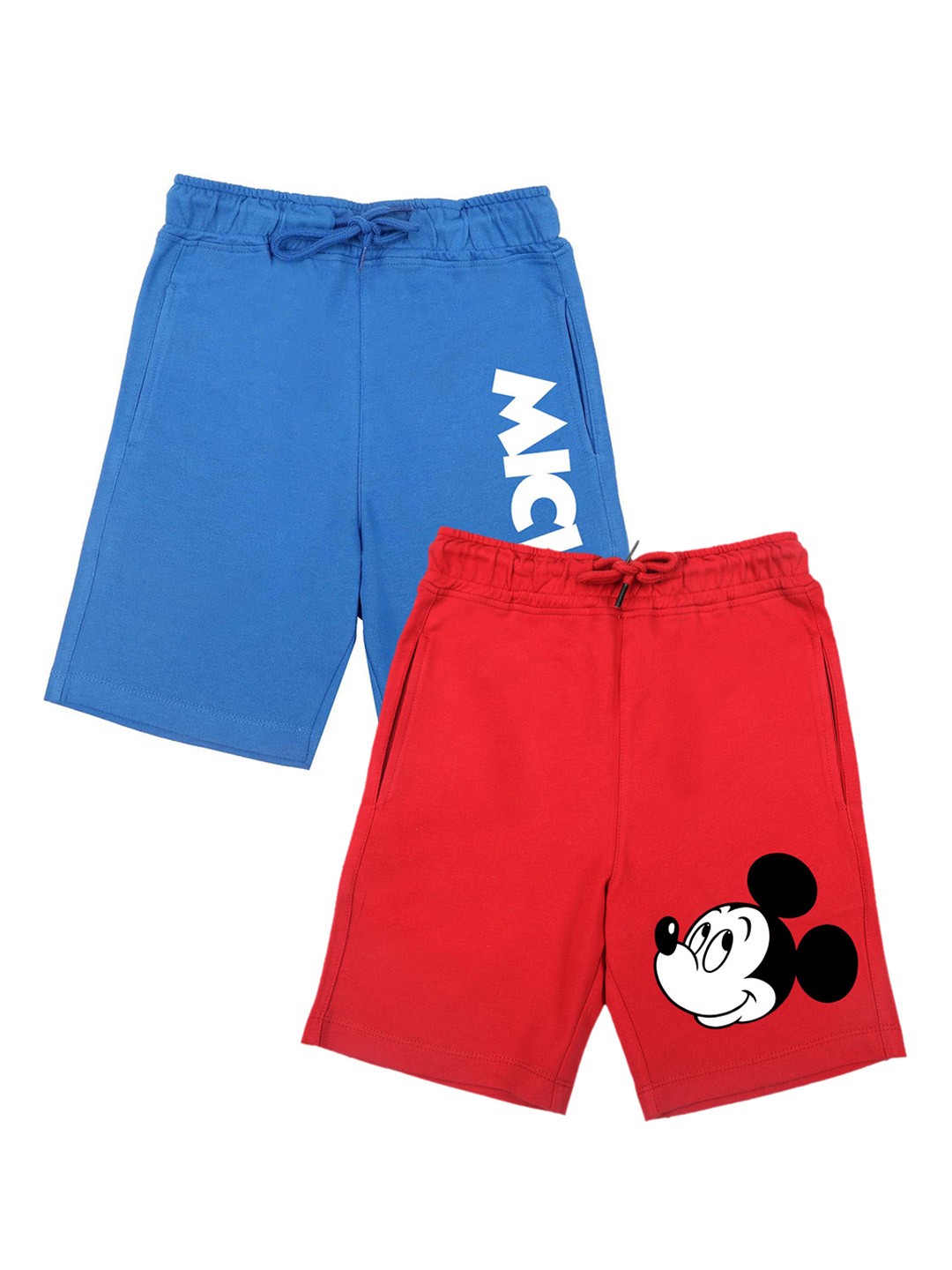 

Disney by Wear Your Mind Boys Pack of 2 Mickey Mouse Shorts, Blue