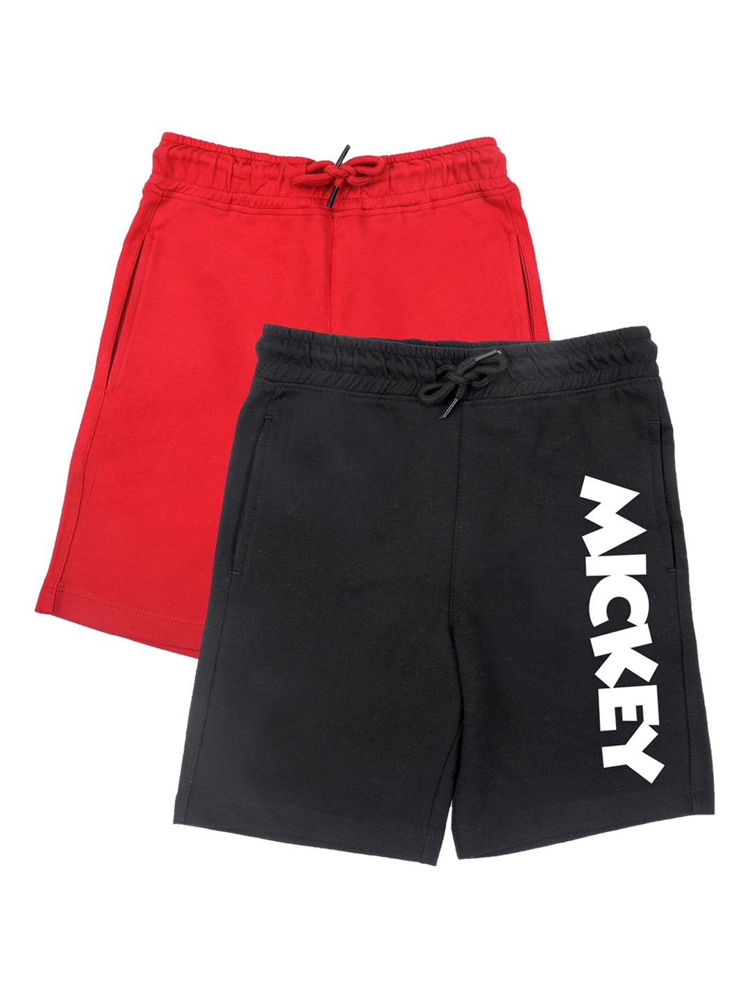 

Disney by Wear Your Mind Boys 2 Mickey Mouse Shorts, Black