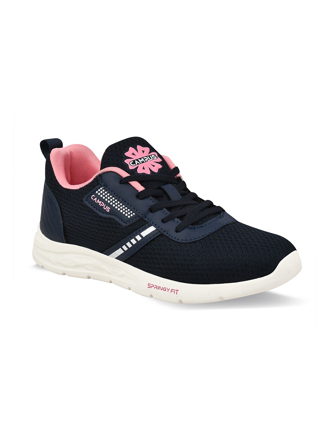 

Campus Women Navy Blue Mesh Running Shoes