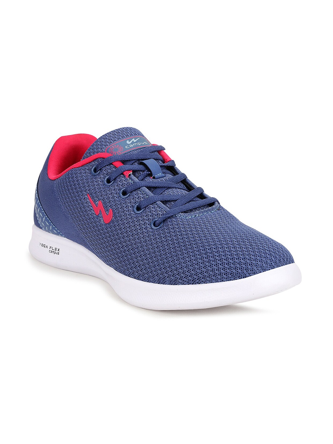 

Campus Women Blue Mesh Running Marking Shoes