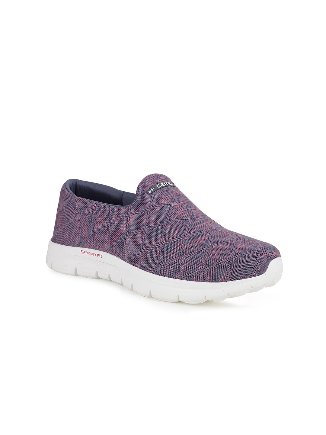 

Campus Women Pink & Grey Mesh Walking Marking Shoes
