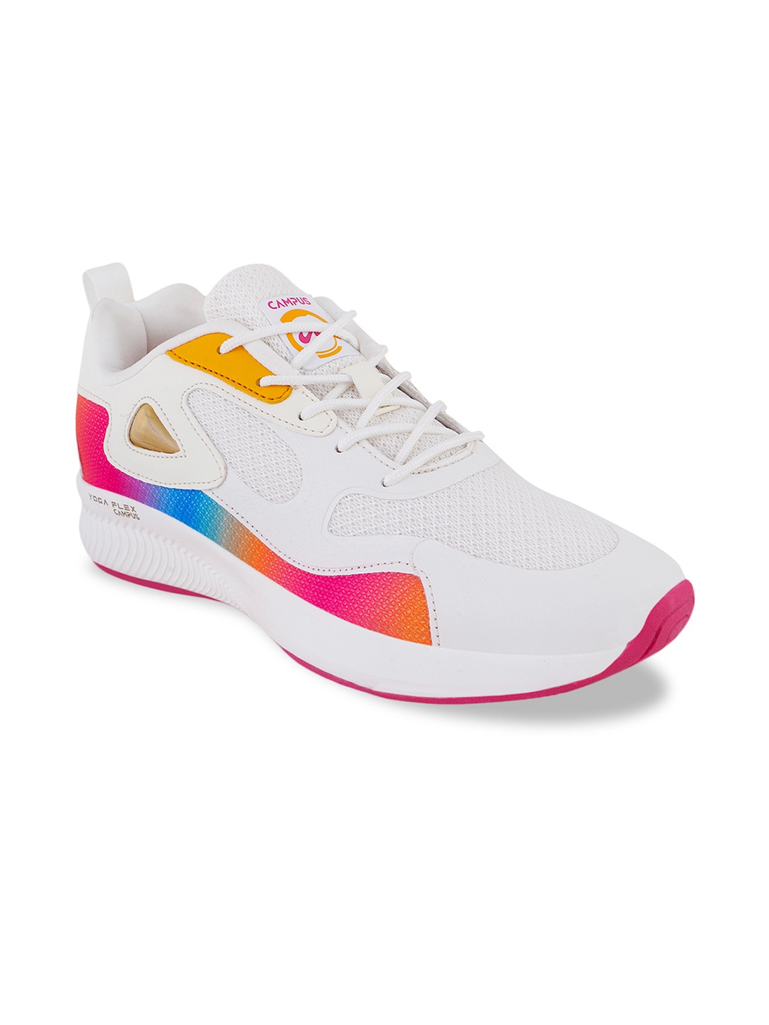 

Campus Women Off White Mesh Running Marking Shoes