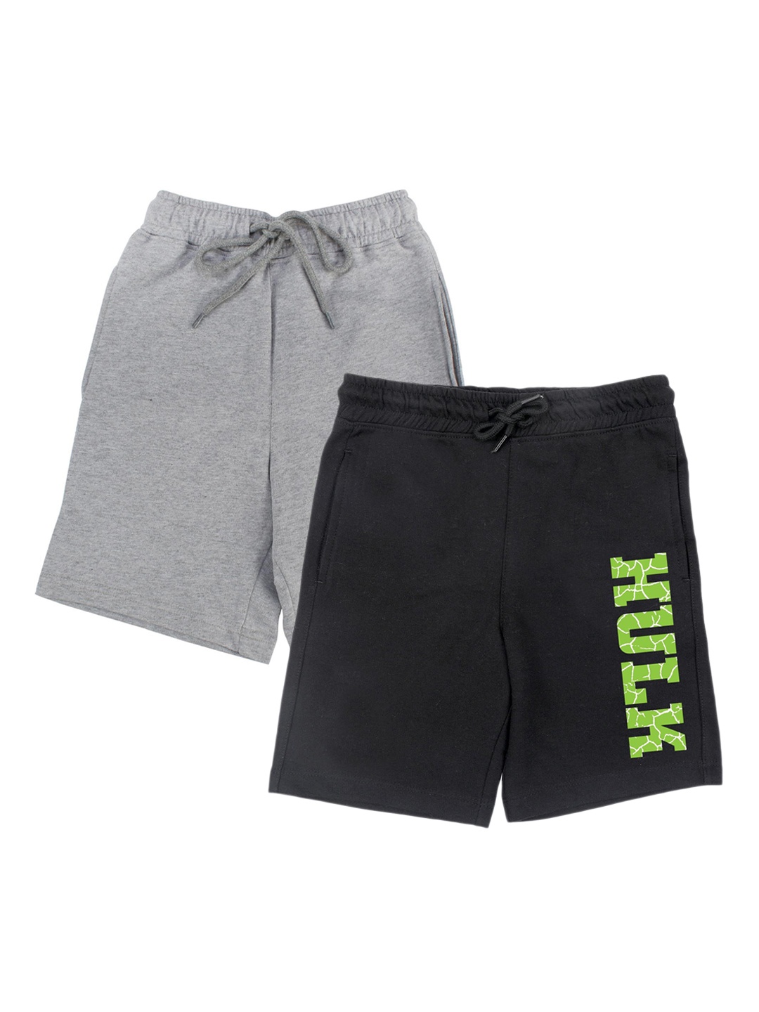 

Marvel by Wear Your Mind Boys Pack Of 2 Hulk Shorts, Grey