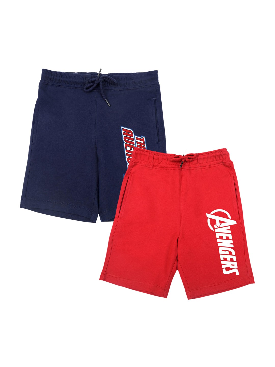 

Marvel by Wear Your Mind Boys Pack Of 2 Avengers Shorts, Navy blue