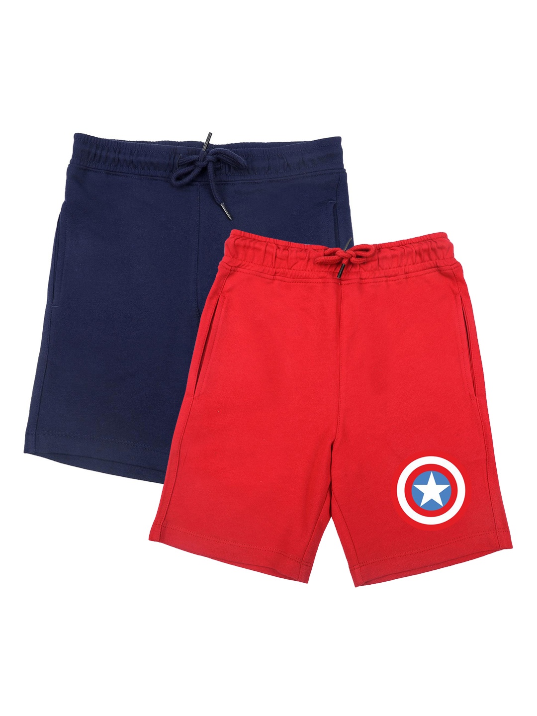 

Marvel by Wear Your Mind Boys Pack of 2 Shorts, Navy blue