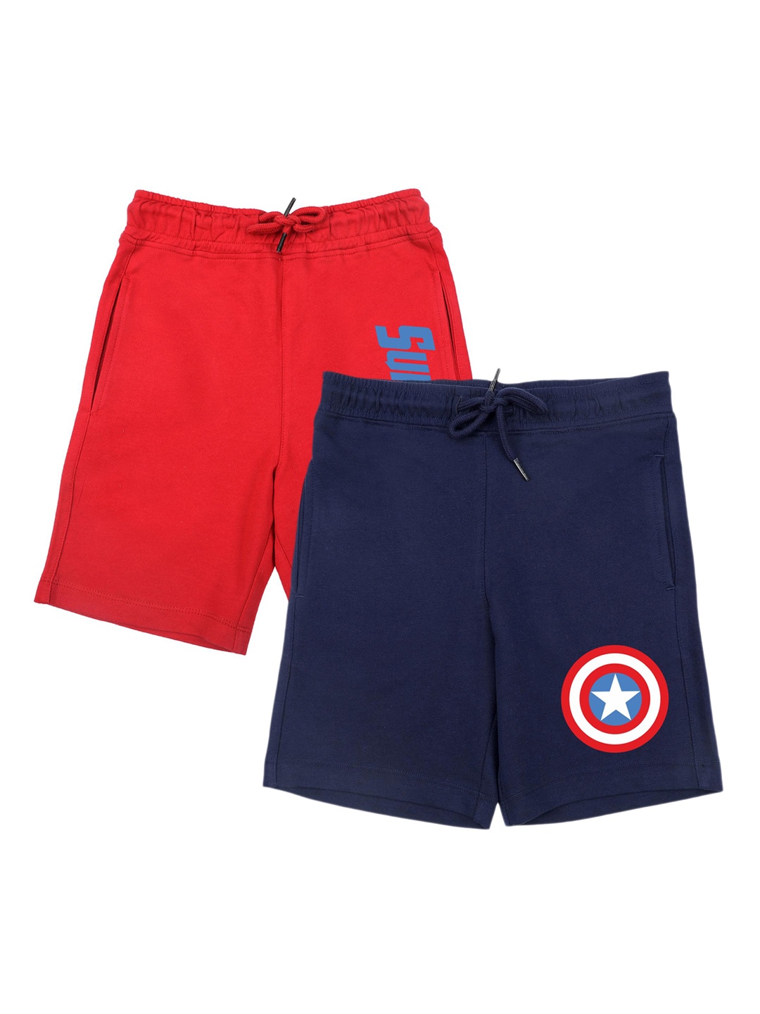 

Marvel by Wear Your Mind Boys Navy Blue Shorts