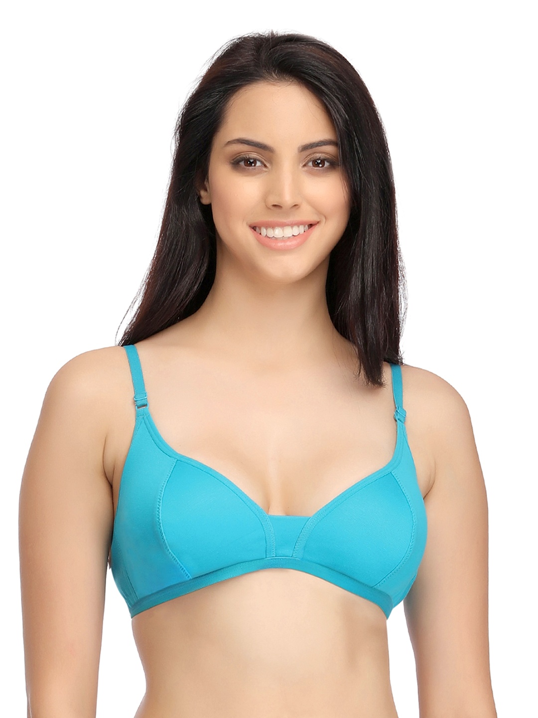 

Clovia Blue Half-Coverage Bra BR0675P0340B