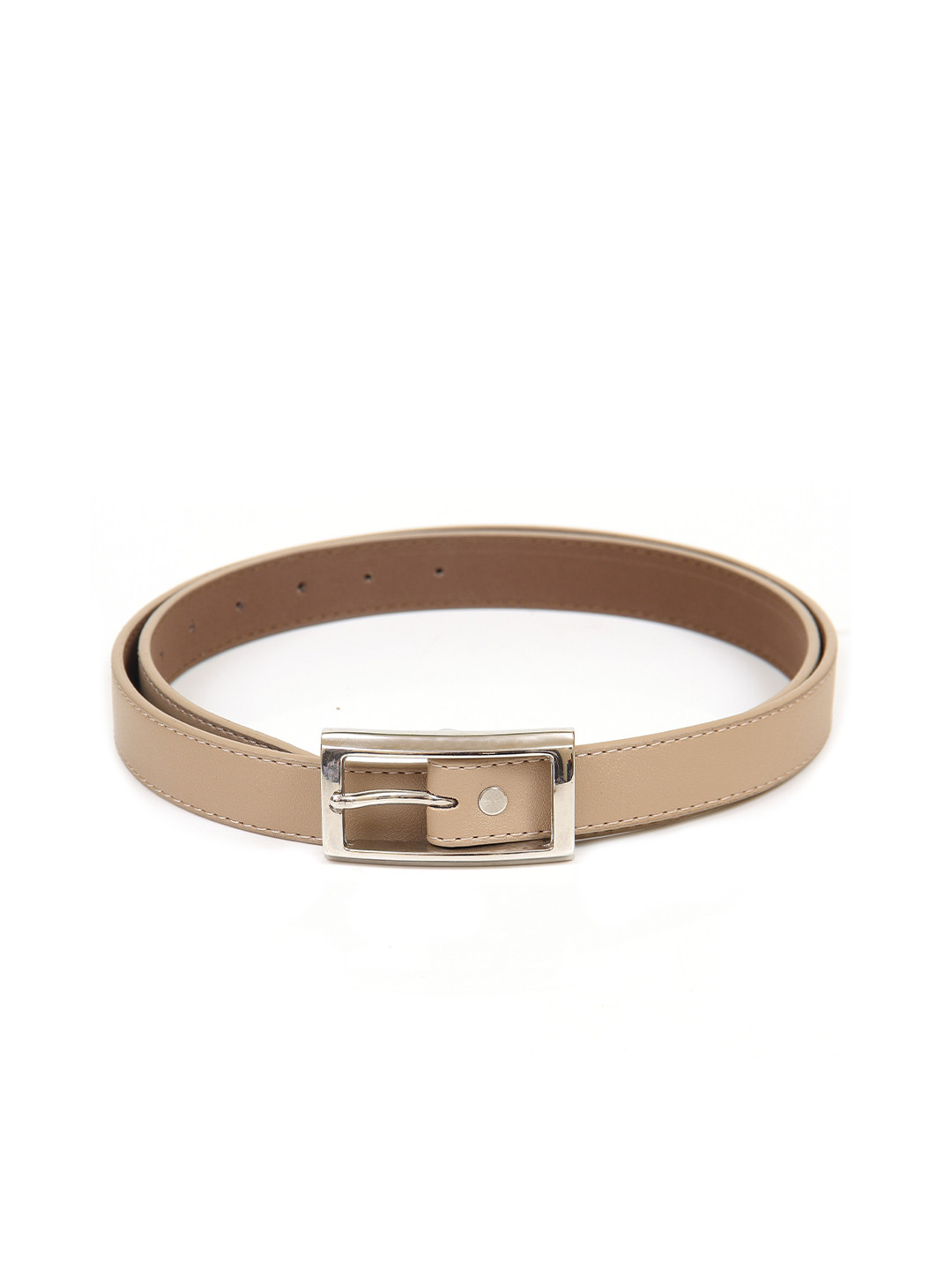 

thickskin Women Beige Textured Casual Belt