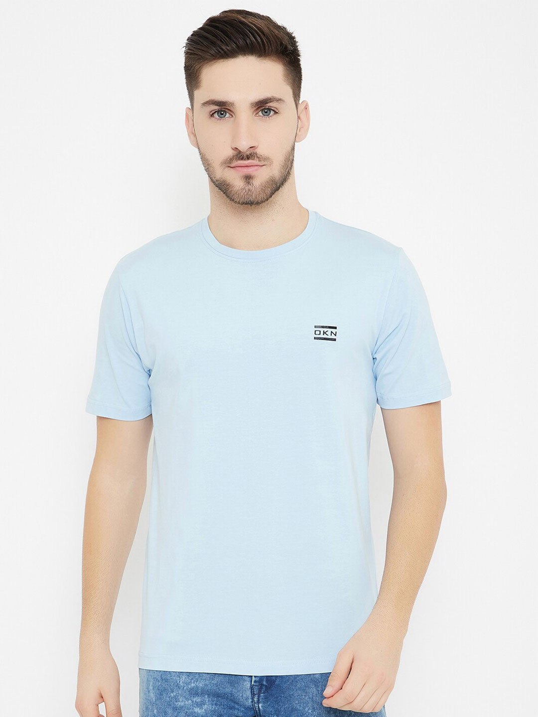 

Okane Men Blue T-shirt