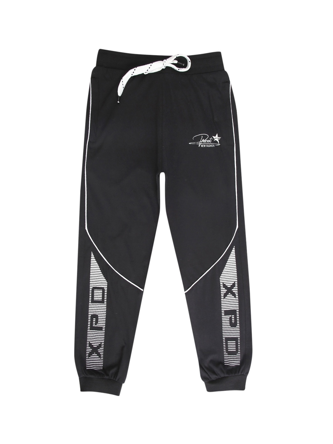 

V-Mart Boys Black Printed Pyjamas