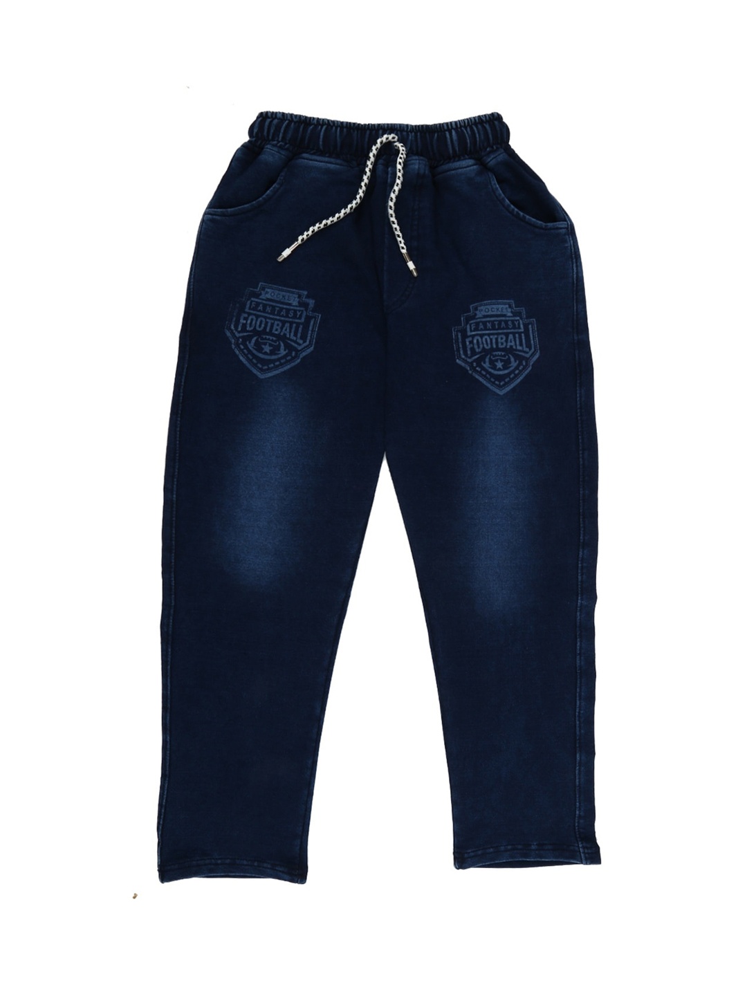 

V-Mart Boys Blue Regular Fit Cotton Trousers
