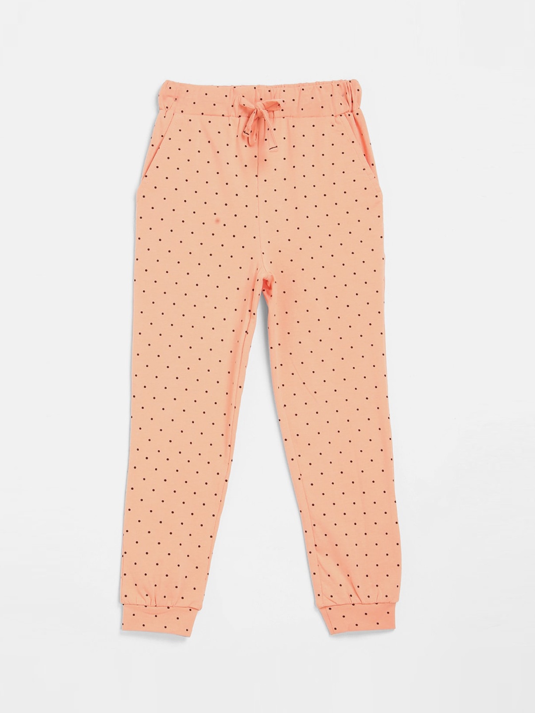 

V2 Value & Variety Orange Printed Cotton Lounge Pants