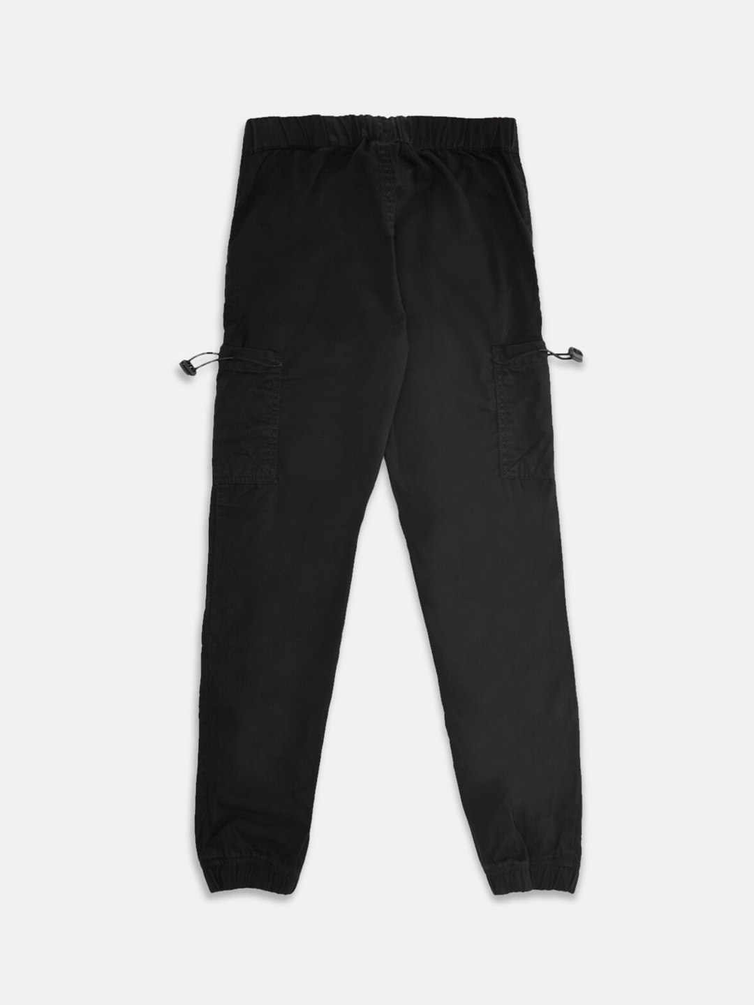 

Pantaloons Junior Boys Black Solid Pure Cotton Joggers