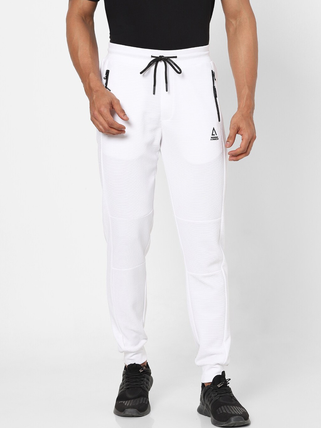 

Street Armor by Pantaloons Men White Solid Relaxed-Fit Joggers
