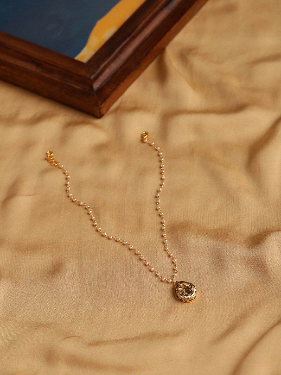 

Ruby Raang Women Gold-Plated Chain Necklace