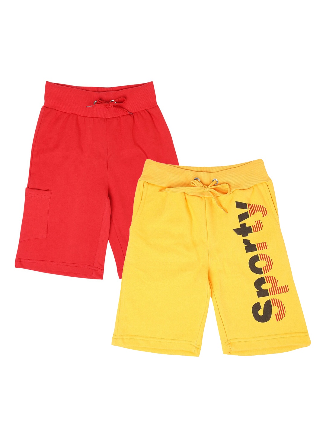 

RAINE AND JAINE Boys Pack of 2 Shorts, Red