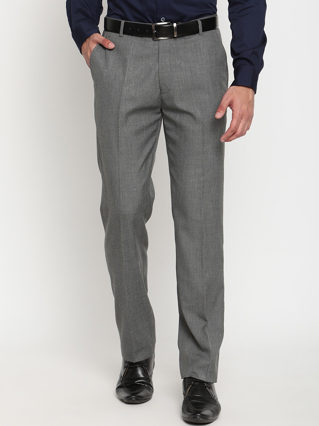 

Cantabil Men Grey Original Trousers
