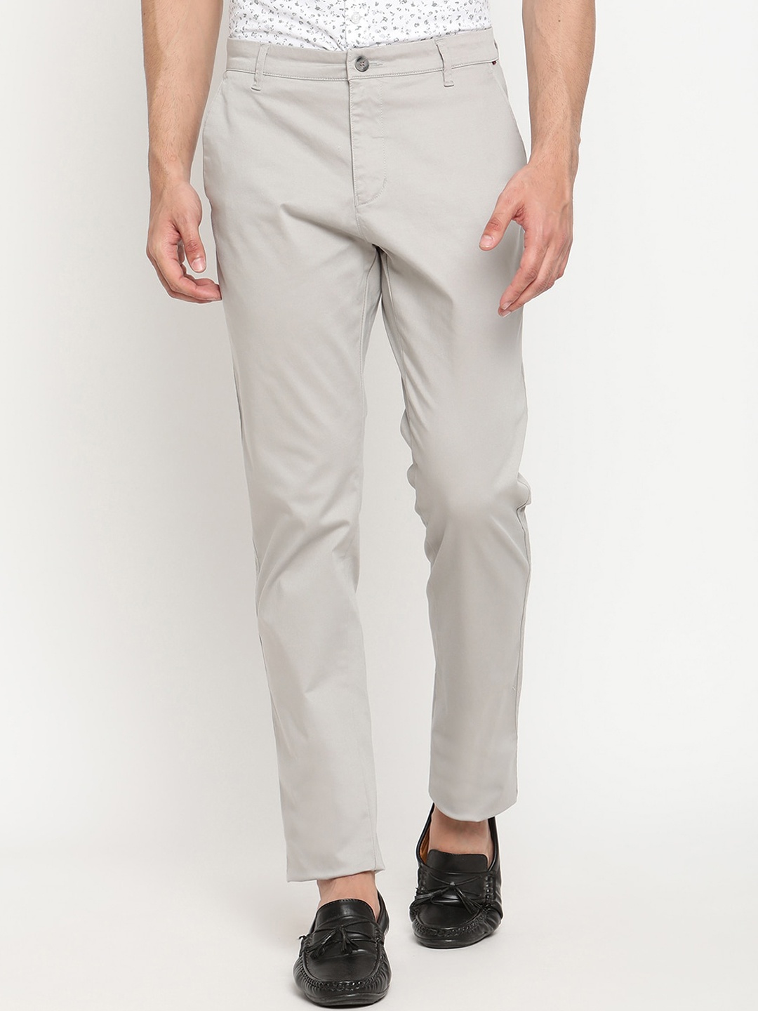 

Cantabil Men Beige Original Chinos Trousers