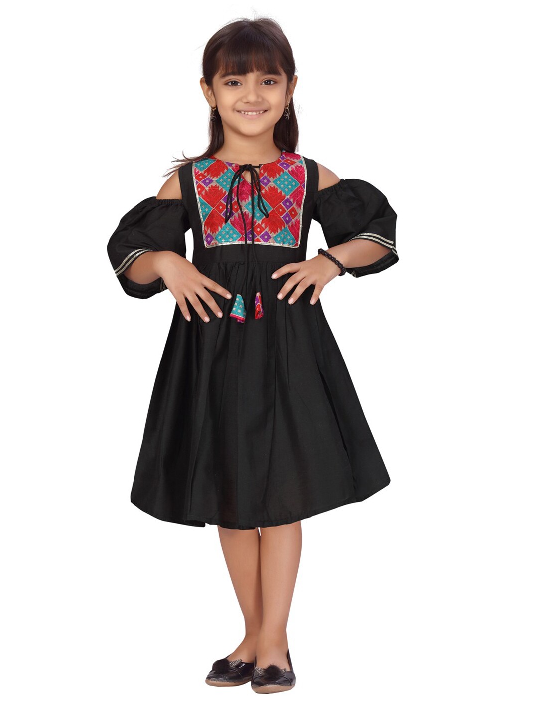 

Aarika Girls Black Dress